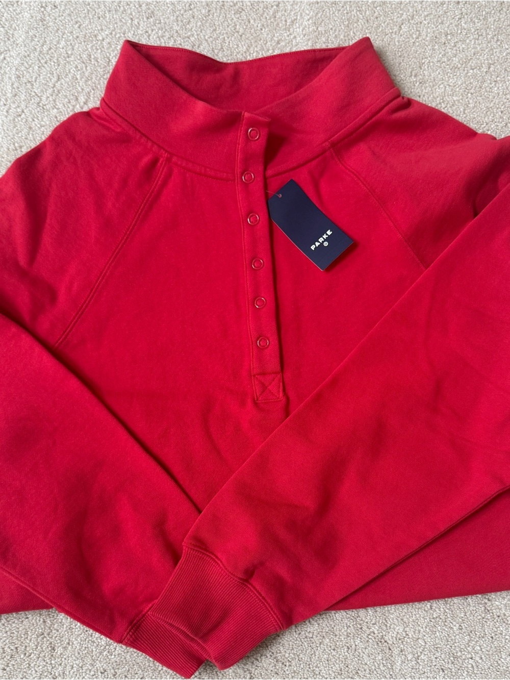 PARKE x TARGET Red
Henley Pullover mockneck
(L/XL)